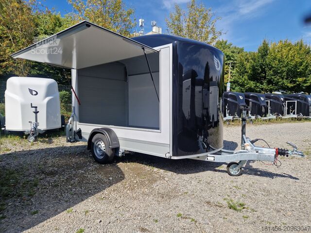 Prodejní přívěs trailershop Debon Roadster 400 Seitenklappe direkt