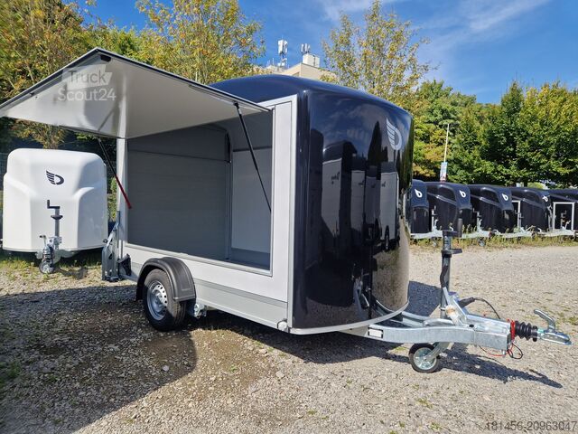 Prodejní přívěs trailershop Debon Roadster 400 Seitenklappe direkt
