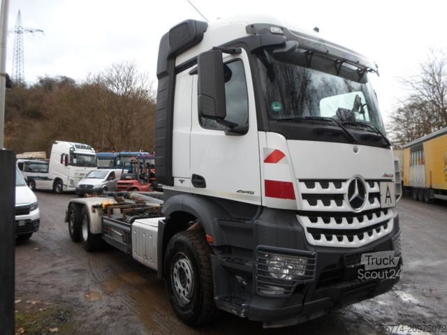 Abrollkipper MERCEDES-BENZ 2545 L/ Meiller Abroller/ Lenkachse