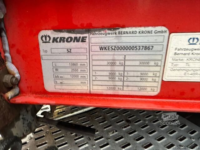 Schiebeplanen Krone Liftas + Stuuras 2500KG LBW Schuifdak APK/TUV 0...