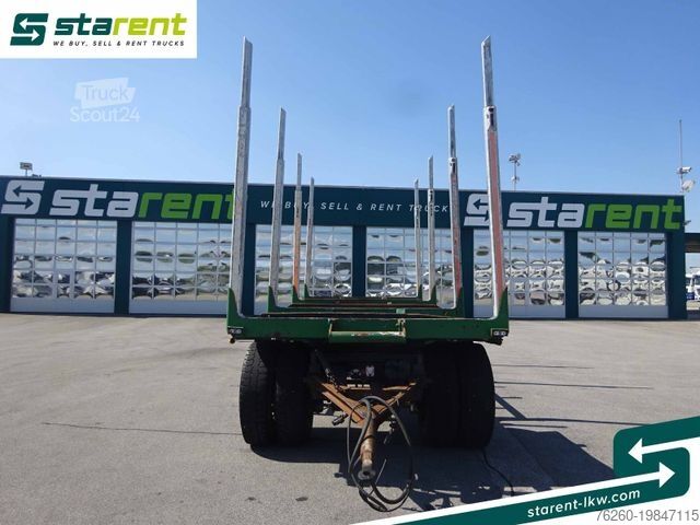 Rimorchio portatronchi  Riedler Holzrungen Anhänger Achswaage TÜV 11/25