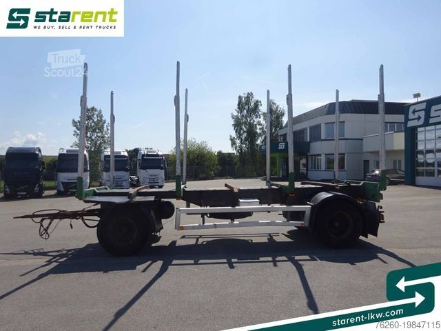 Rimorchio portatronchi  Riedler Holzrungen Anhänger Achswaage TÜV 11/25