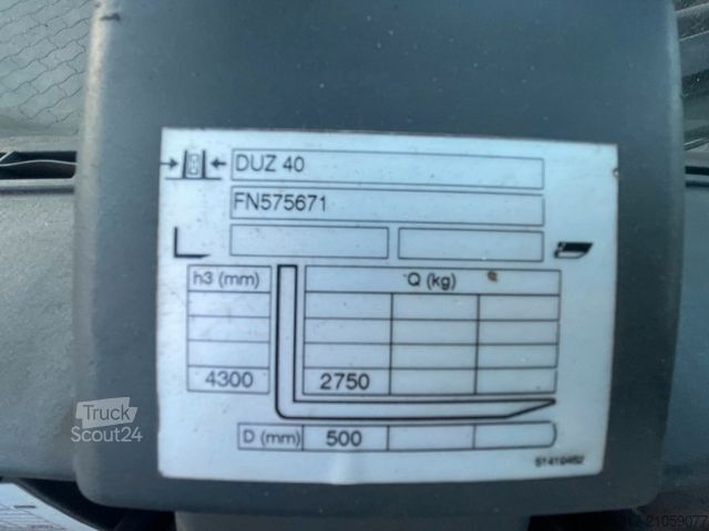 Frontstapler JUNGHEINRICH DFG540s Duplex hydr. Zinken Drehgerät