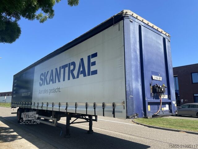 Curtain sided Pacton T2-001 Kooiaap / BPW Axles / Steering / Drumbra...