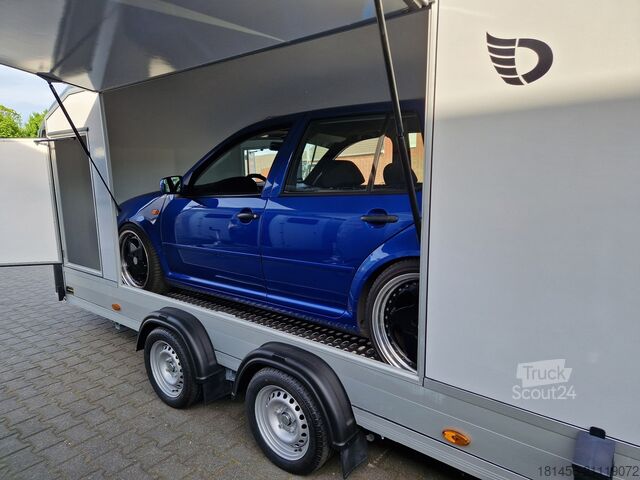 Aanhangwagen (auto) Debon Car go Roadster 1000 Fahrzeugtransport Anhänger 100km/H Pullman Fahrwerk