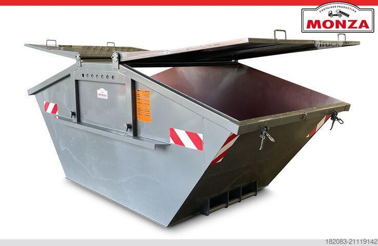 Krokcontainer Monza 7 m³ - Absetzmulde - Stahldeckel