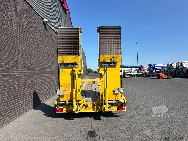 Nízký nakladač Goldhofer TU 3-24/80 DIEPLADER AANHANGER + RAMPEN