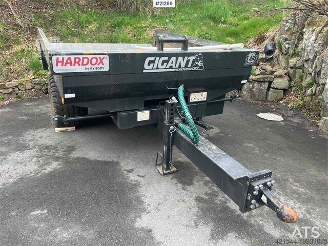 Încărcător redus Gigant Wheel Machine Trailer