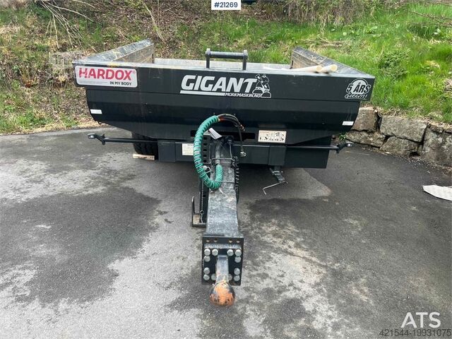 Încărcător redus Gigant Wheel Machine Trailer