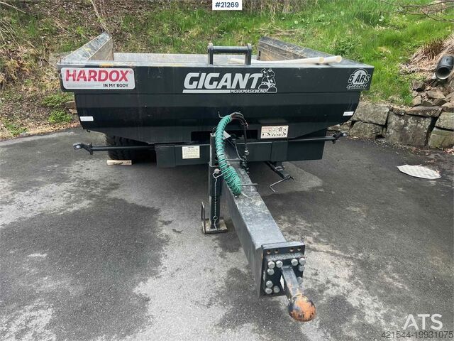 Încărcător redus Gigant Wheel Machine Trailer