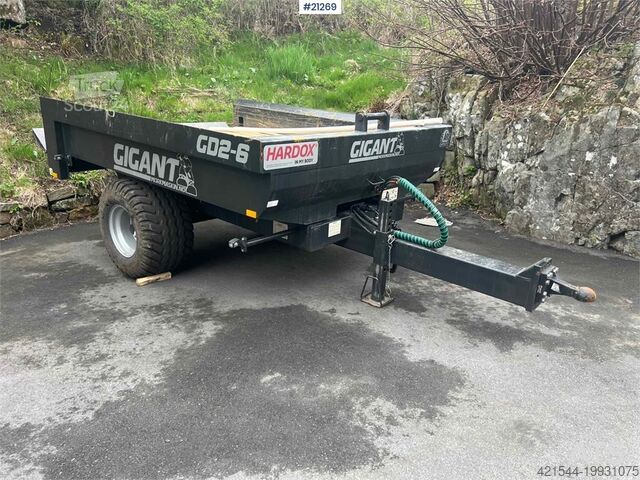 Încărcător redus Gigant Wheel Machine Trailer