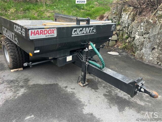 Încărcător redus Gigant Wheel Machine Trailer