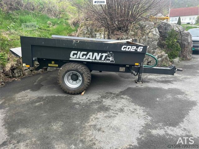 Încărcător redus Gigant Wheel Machine Trailer