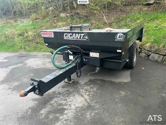 Încărcător redus Gigant Wheel Machine Trailer