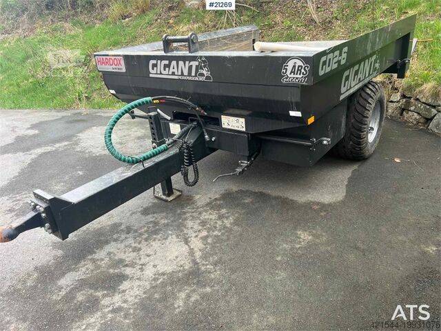 Încărcător redus Gigant Wheel Machine Trailer