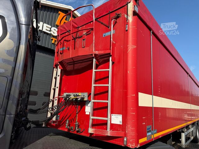 Piso móvel Knapen Trailers K200 12.6M Agrar 82m3 2X Liftas Cargo Floor 8MM