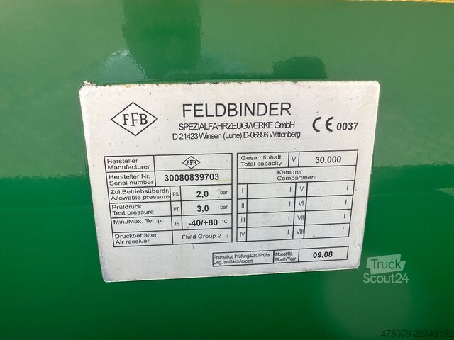 Автоцистерна DAF XF 510 6x2-4 / 4 x Kammer /Silo/Heilting 30.000L