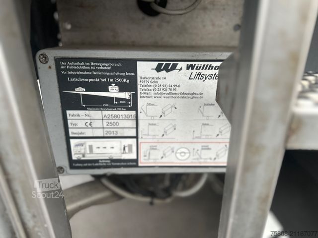 Kühlanhänger Wüllhorst TFA 18-7,5 Carrier  Durchlader LBW