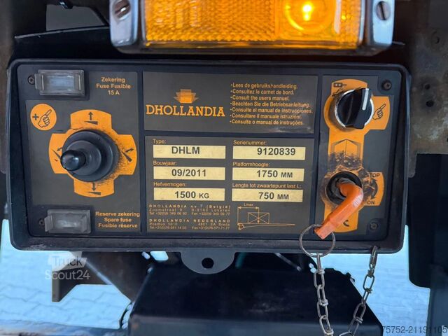 Suitcase DAF LF 55.180 7.3M Koffer 1500KG LBW Zijdeur NL Truck