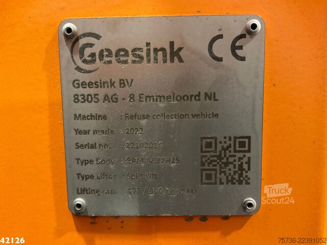 Šiukšlių surinkimo transporto priemonė DAF FAN CF 340