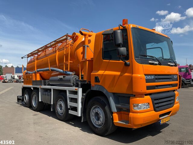 Vehicul de aspirație DAF FAX 85 CF 340 Droge stoffen blaas installatie J...