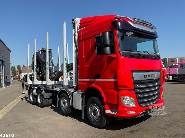 Kranbil DAF FAD XF 530 8x4 Holzkran
