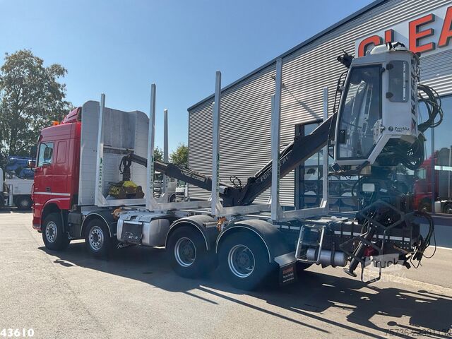 Kranbil DAF FAD XF 530 8x4 Holzkran