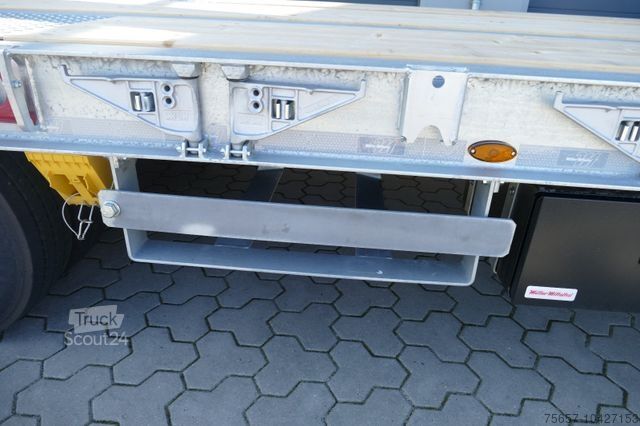 Rimorchio a pianale ribassato MÜLLER-MITTELTAL T4 40,0 , Agrar, hydr. Rampen,3 m. Paket