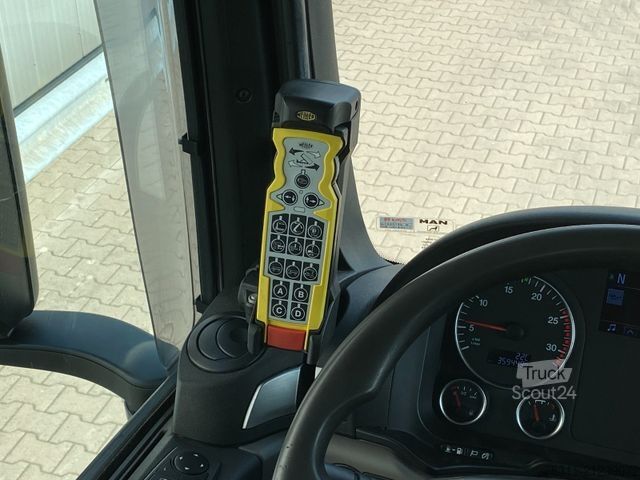 Kampós konténerszállító teherautó MAN TGS 28.420 6x2-4| MEILLER RS 21.55*1.Hand*Kamera