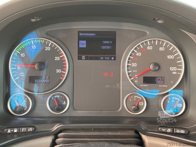 Kampós konténerszállító teherautó MAN TGS 28.420 6x2-4| MEILLER RS 21.55*1.Hand*Kamera