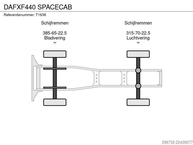 Standaard-SZM DAF XF440 SPACECAB