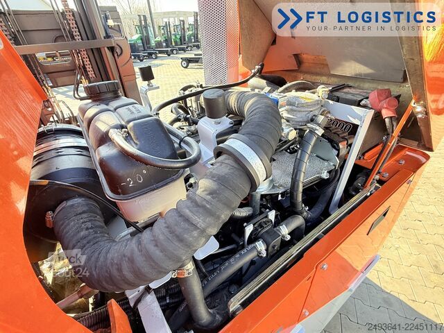  Hubtex DQ45G DUPLEX 5000 FORK-POSITIONER CABIN
