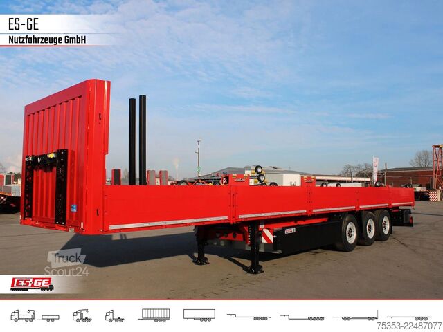Çalışma platformlu yarı römork KÖGEL Multi Chassis, verstärkt, Bordwände