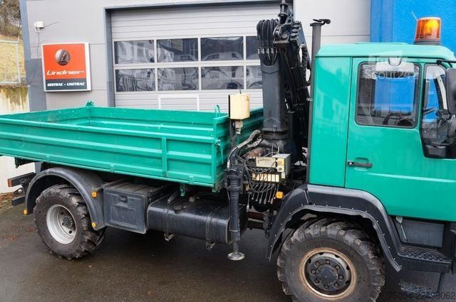 Трьохсторонній самоскид MAN Dreiseitenkipper MAN 7731 mit Kran