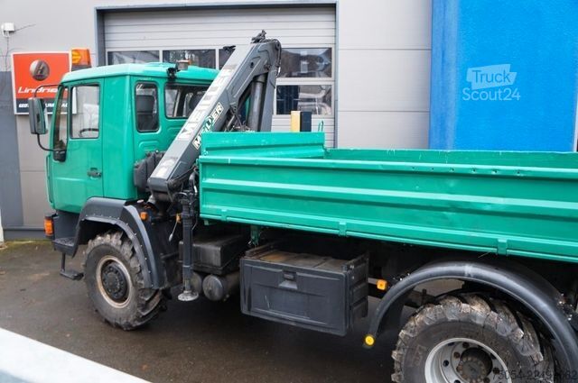 Трьохсторонній самоскид MAN Dreiseitenkipper MAN 7731 mit Kran