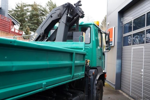 Трьохсторонній самоскид MAN Dreiseitenkipper MAN 7731 mit Kran