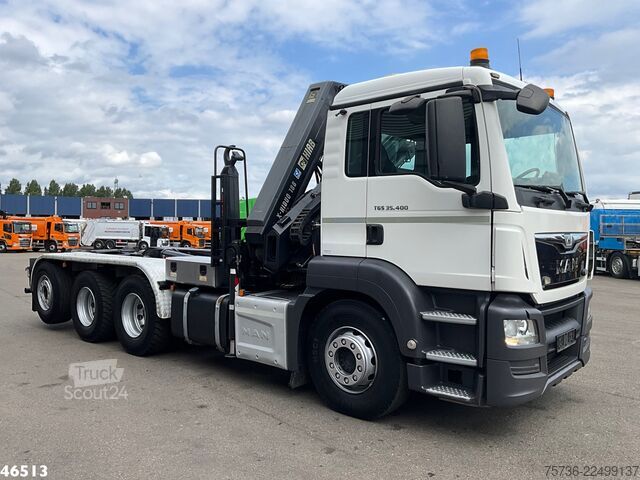 Sistema de brazo de gancho Man TGS 35.400 8x4 Euro 6 Hiab 18 Tonmeter laadkraa...