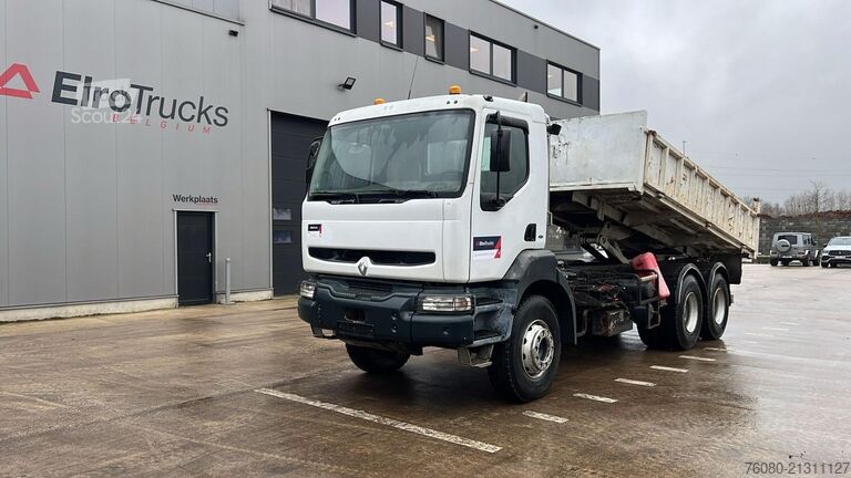 Kipper Renault KERAX 420 (BOITE MANUELLE / LAMES / BIG AXLE / ...