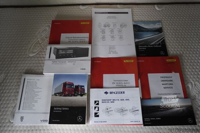 Platforma ar celtni Mercedes-Benz Actros 2545 MP5 / 60 tho. km / Palfinger