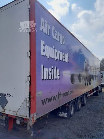 Kofferauflieger  VAN ECK ,  Luftfrachtboden