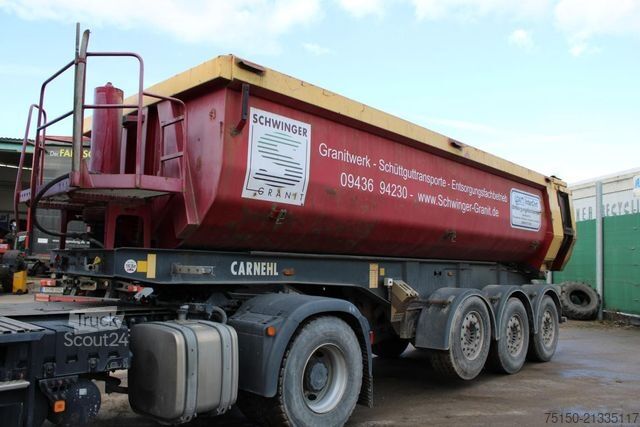 Semi-remorque benne CARNEHL CHKS/HH Kippmulde 24 m³ HYDR. KLAPPE Nr: 174