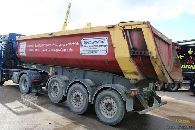 Semi-remorque benne CARNEHL CHKS/HH Kippmulde 24 m³ HYDR. KLAPPE Nr: 174