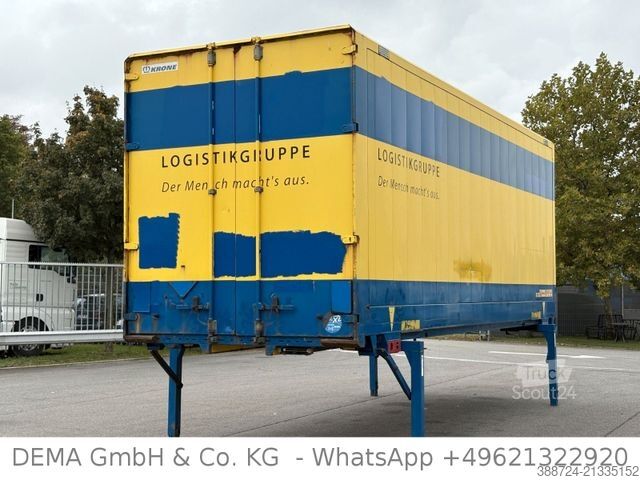 Anhänger-Wechselfahrgestell KRONE 3 STG*Wechselbrücke*BDF *Kleider*Textil