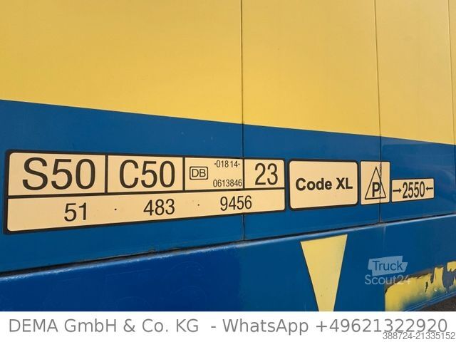 Anhänger-Wechselfahrgestell KRONE 3 STG*Wechselbrücke*BDF *Kleider*Textil