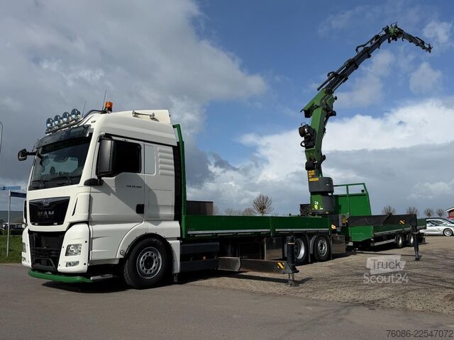 Kranwagen MAN TGS 26.480 PALFINGER 53002 53TM! JIB/LIER!!EURO...