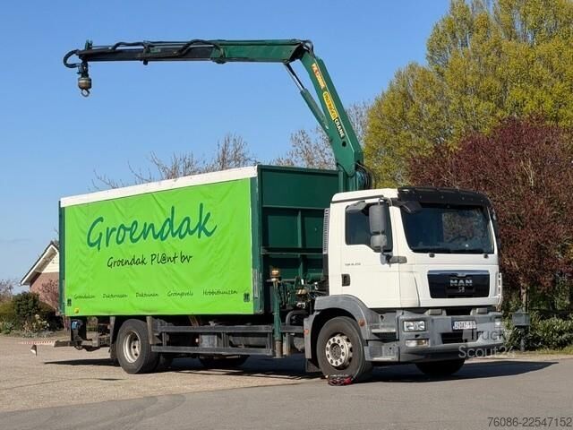 Kranwagen MAN TGM 19.250 KRAAN PALFINGER/SCHUIFKAP/LAADKLEP/S...