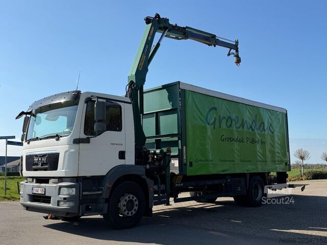Kranwagen MAN TGM 19.250 KRAAN PALFINGER/SCHUIFKAP/LAADKLEP/S...