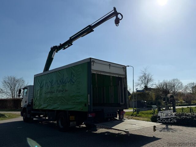Kranwagen MAN TGM 19.250 KRAAN PALFINGER/SCHUIFKAP/LAADKLEP/S...