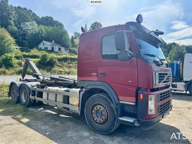 Kampókaros rendszer Volvo FM480 6x2 Hooklift Truck