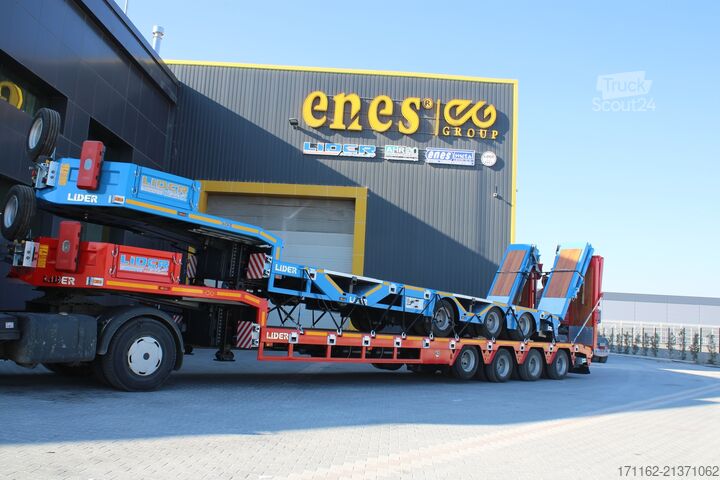 Mélyágyas félpótkocsi Lider Lowbed 3 Axles